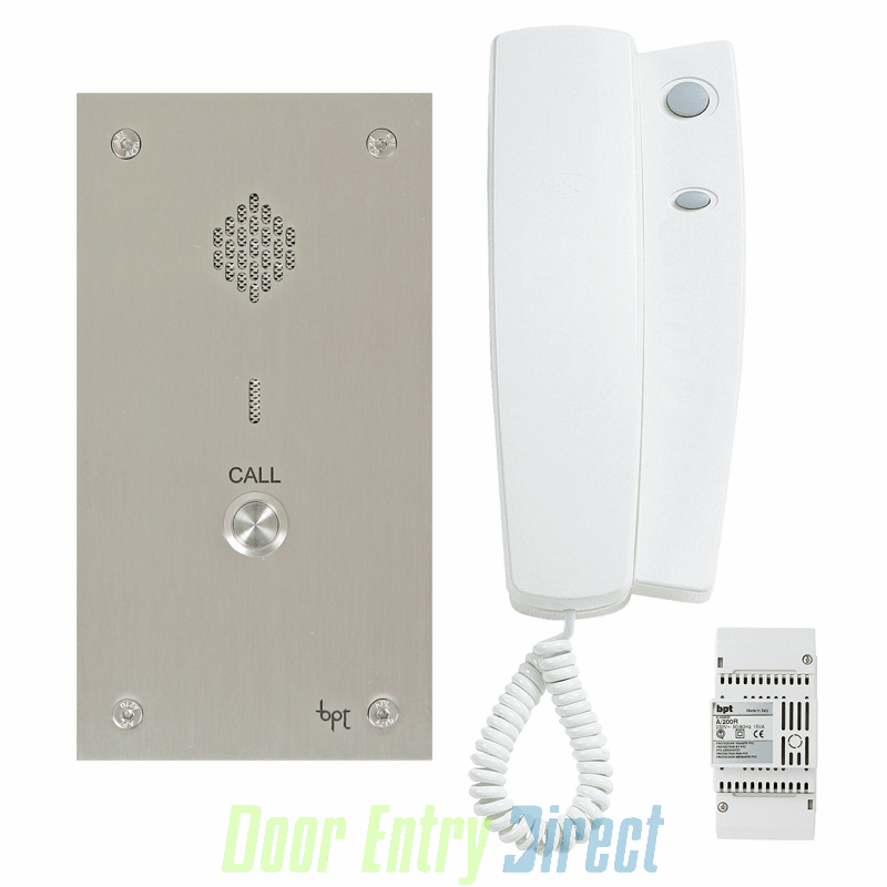 AKIT/1VRYC BPT       1 way audio door entry system kit, Targa panel